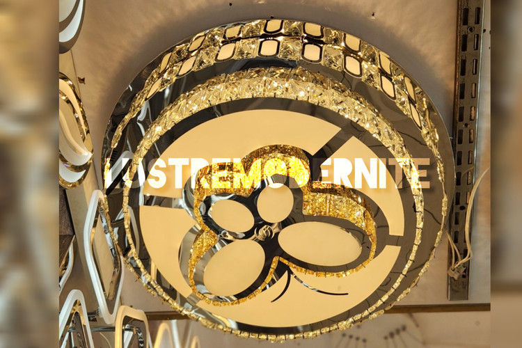 نمای زیر لوستر پروانه سایز 60