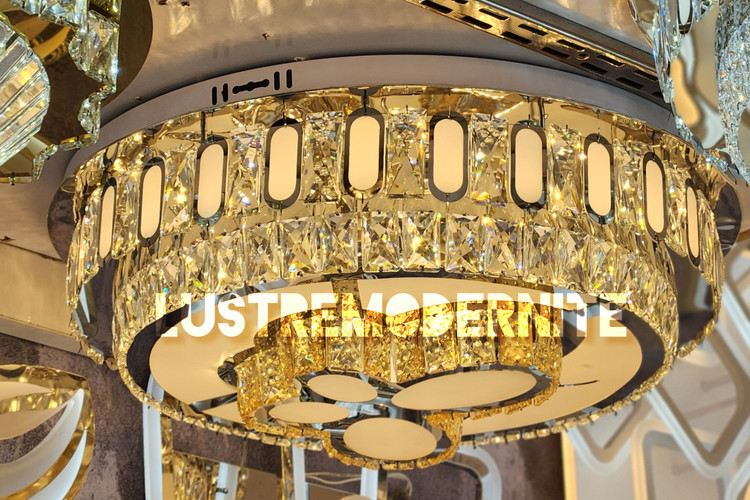 نمای کنار لوستر پروانه سایز 60