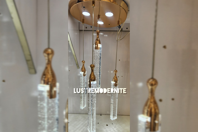 لوستر آویز مدل بطری