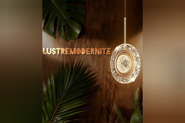 نورپردازی دکوراتیو با لوستر کریستالی تخت و مدرن