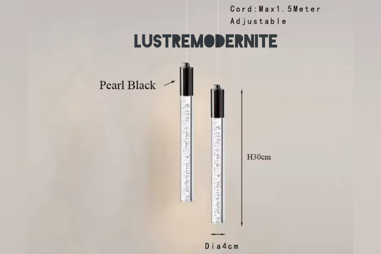 نورپردازی مدرن آشپزخانه با آویز کریستالی مدل نِـبـولا