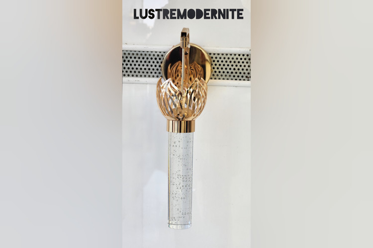 دیوارکوب دکوراتیو کریستالی برای پذیرایی و لابی