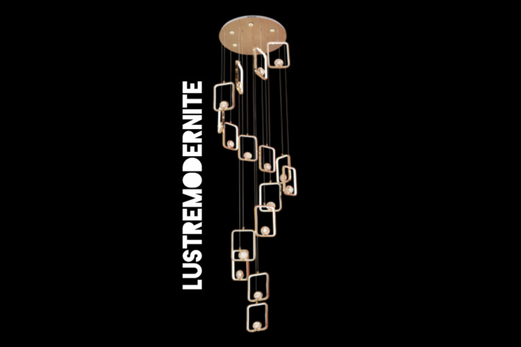 آویز مدرن مینیمال با نور SMD سه رنگ