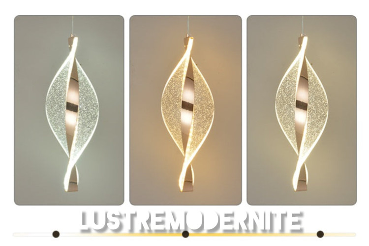 لوستر مینیمال با حبابهای درخشان