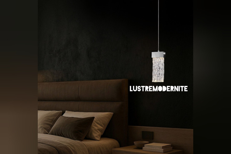 نورپردازی مینیمال با آویز یخی سیلور مناسب راهرو و پایتختی