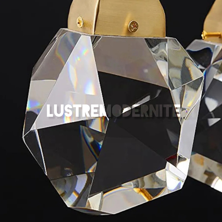 لوستر آویز کریستالی مدرن